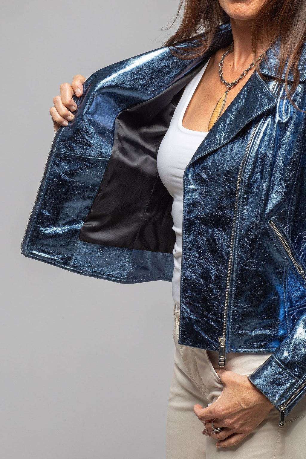 Nappa Metallic Jacket