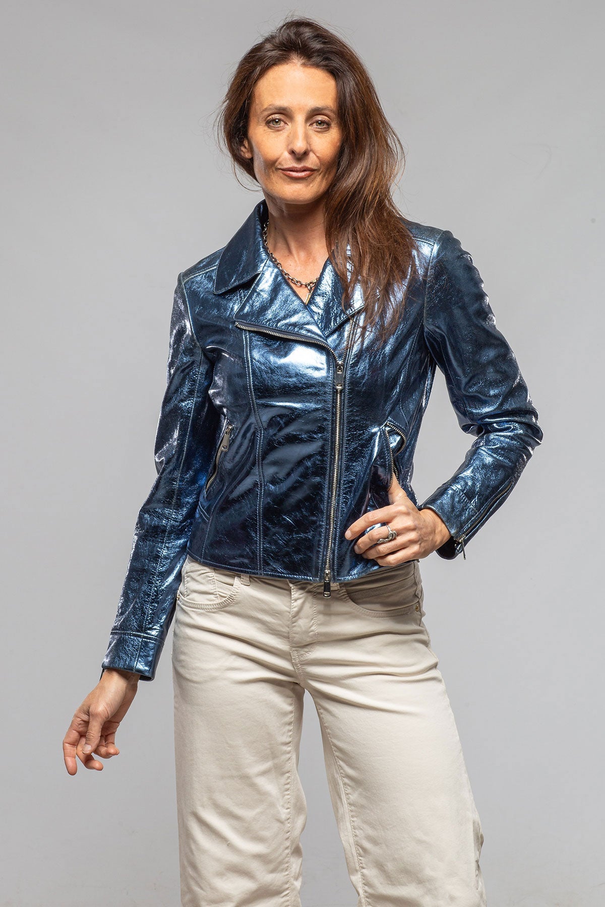 Nappa Metallic Jacket