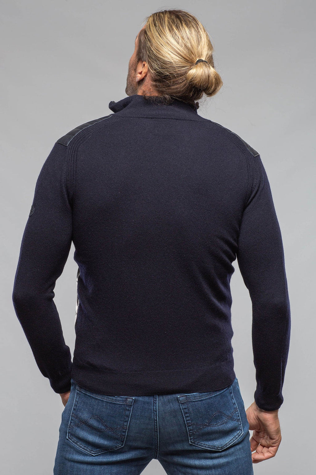 Luge Racer Sweater Jacket In Navy