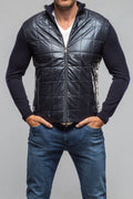 Luge Racer Sweater Jacket In Navy