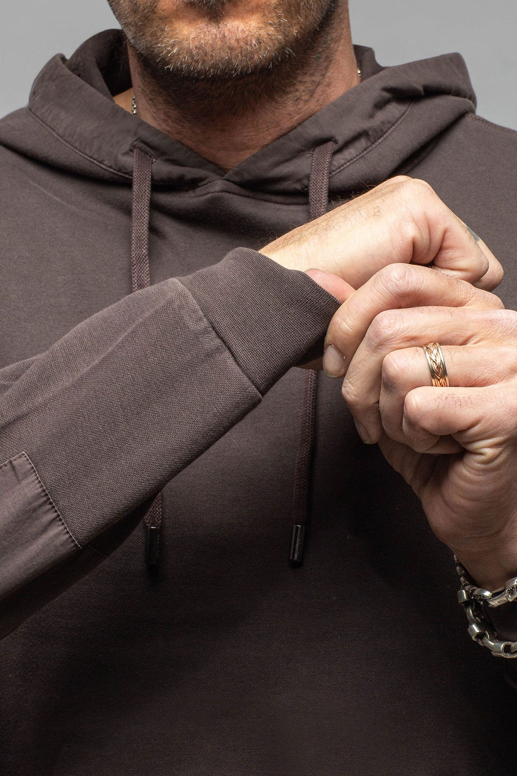 Luba Hoodie In Black Bean