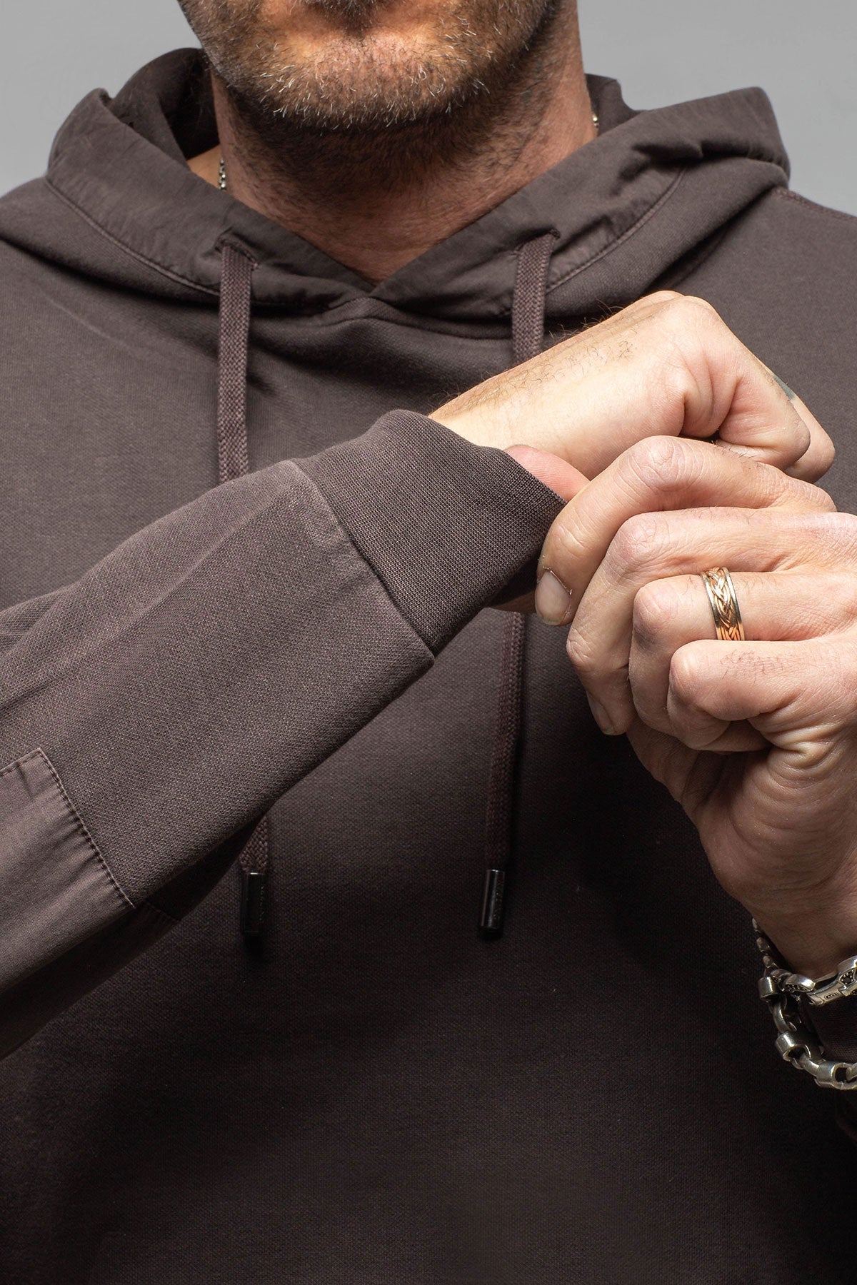 Luba Hoodie In Black Bean