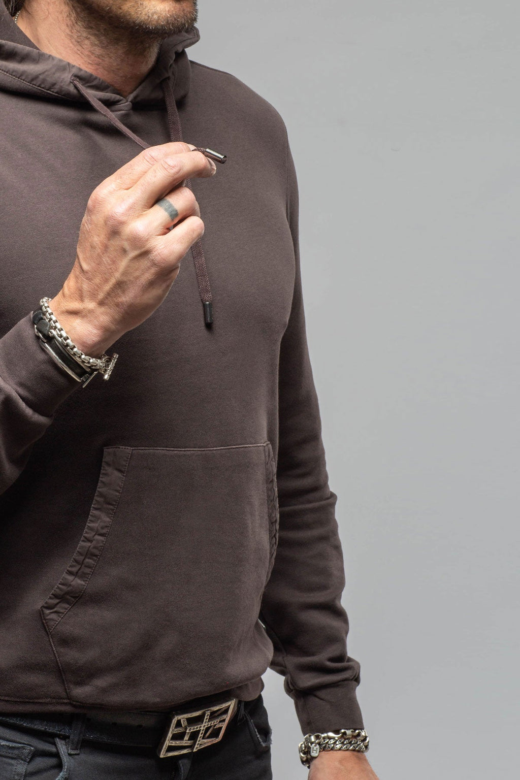 Luba Hoodie In Black Bean