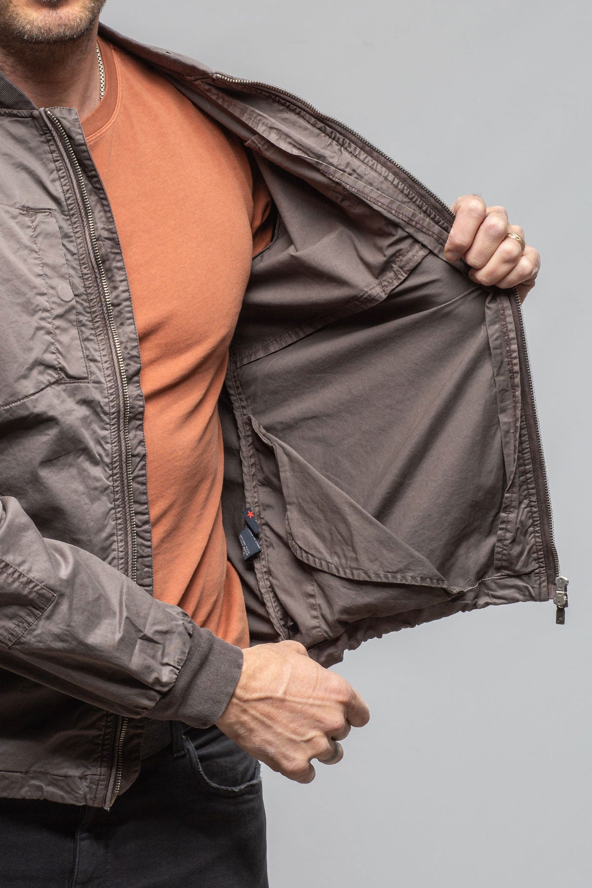 Nauru Cargo Jacket In Black Bean