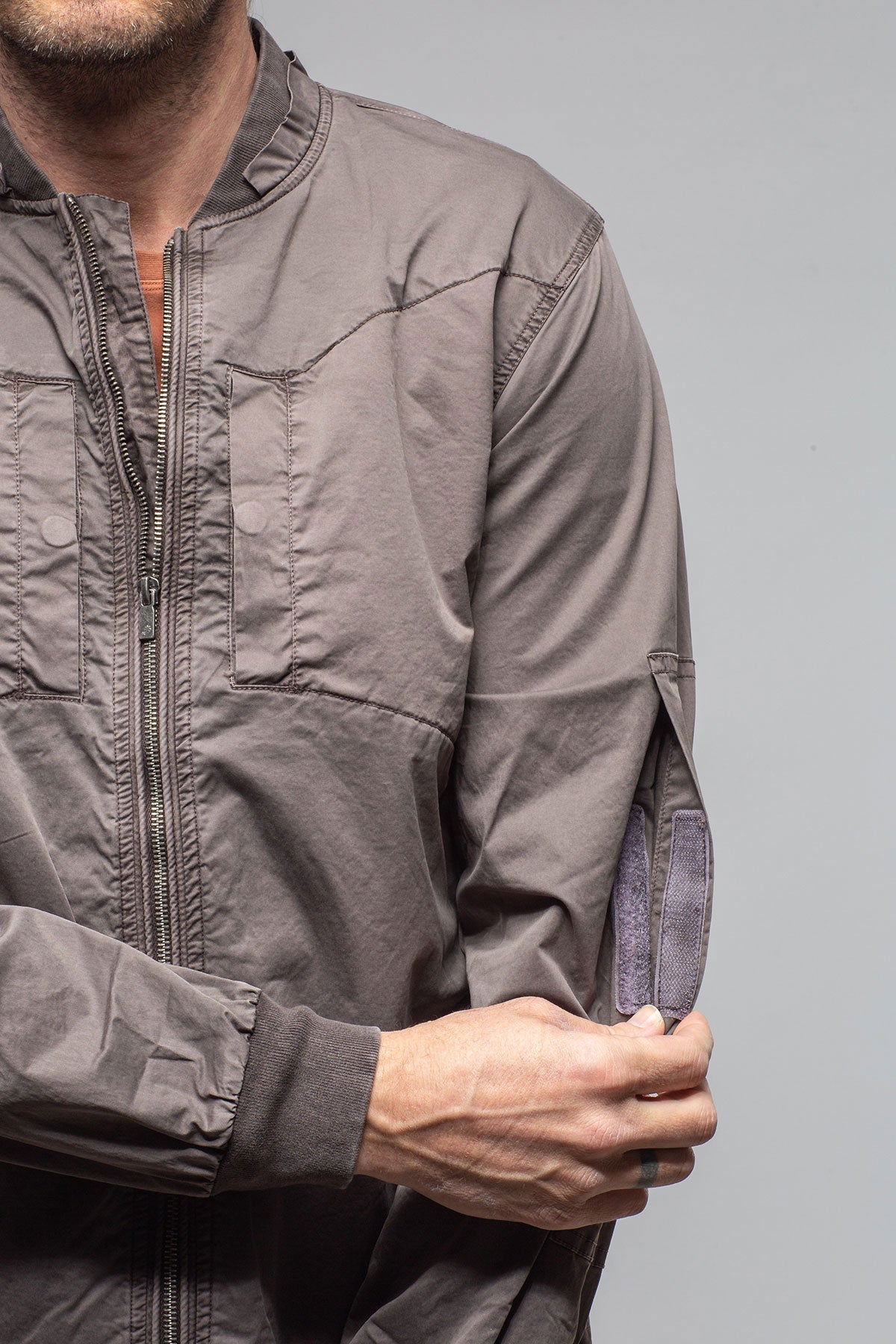 Nauru Cargo Jacket In Black Bean