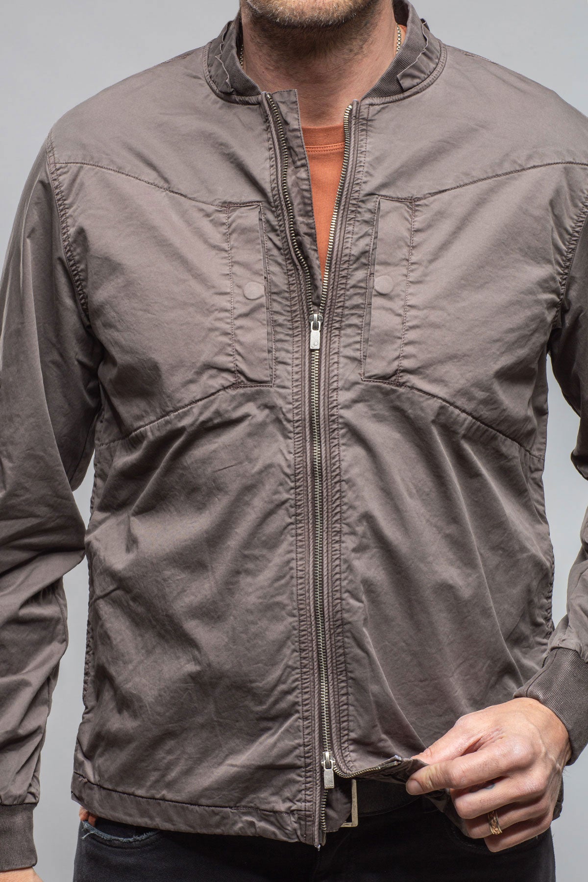Nauru Cargo Jacket In Black Bean