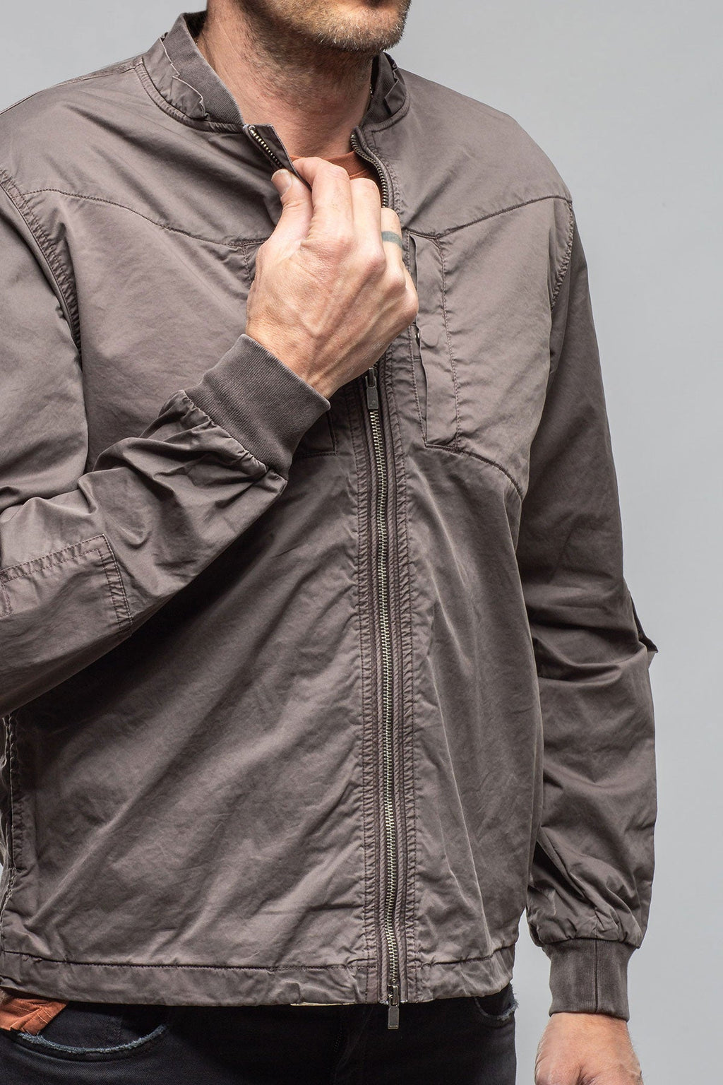 Nauru Cargo Jacket In Black Bean