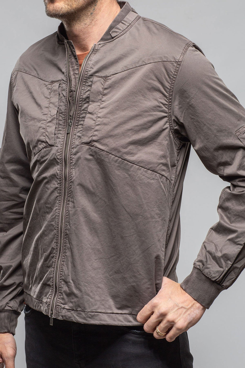 Nauru Cargo Jacket In Black Bean