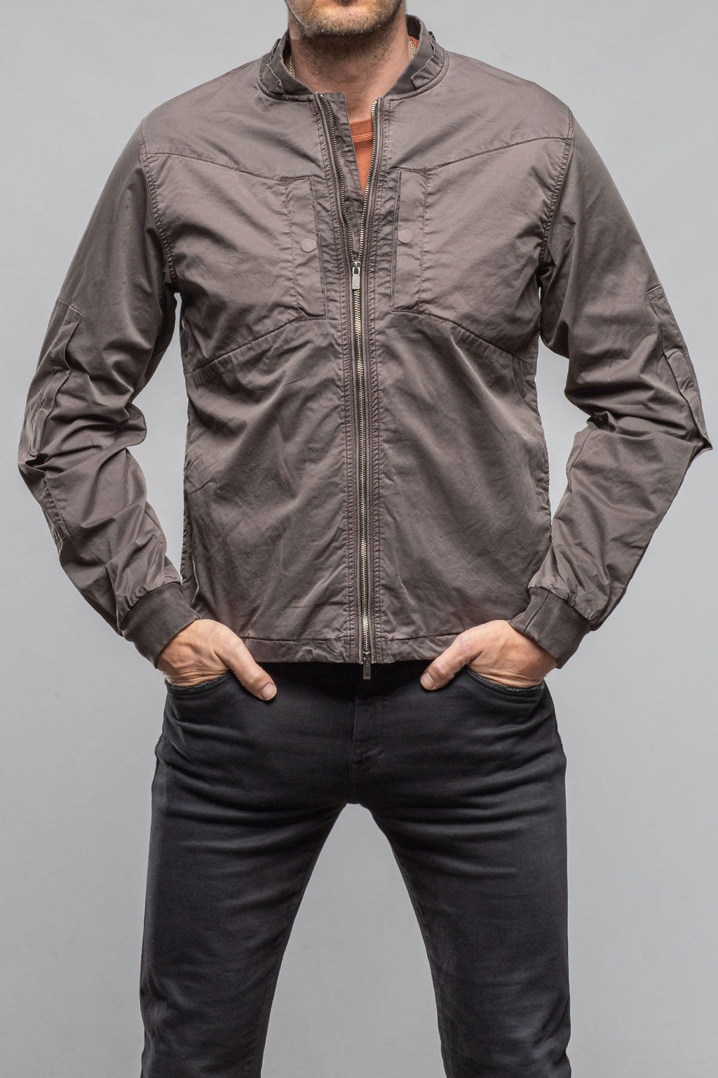 Nauru Cargo Jacket In Black Bean