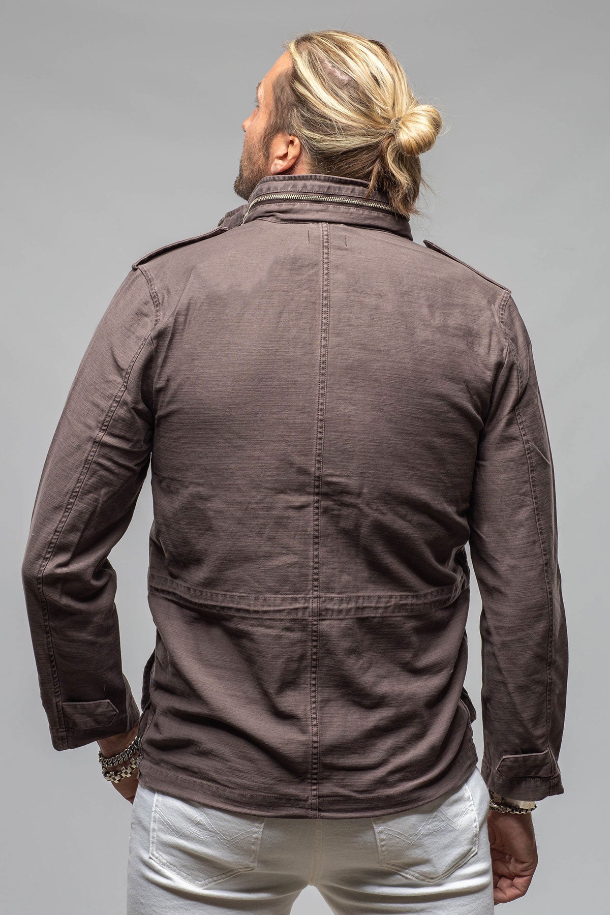Savu Linen Jacket In Black Bean