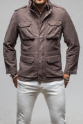 Savu Linen Jacket In Black Bean