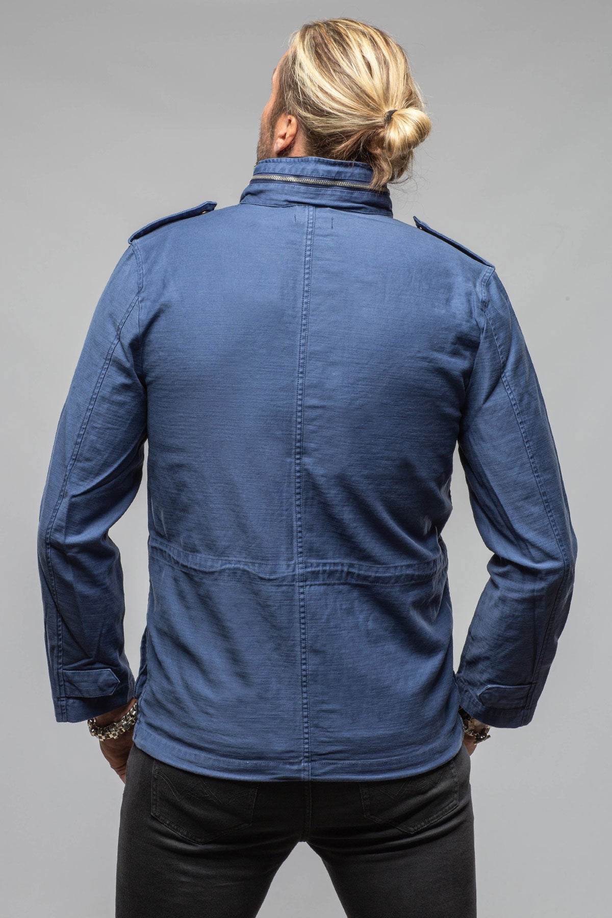 Savu Linen Jacket In Indigo
