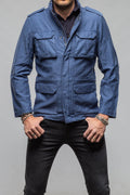 Savu Linen Jacket In Indigo