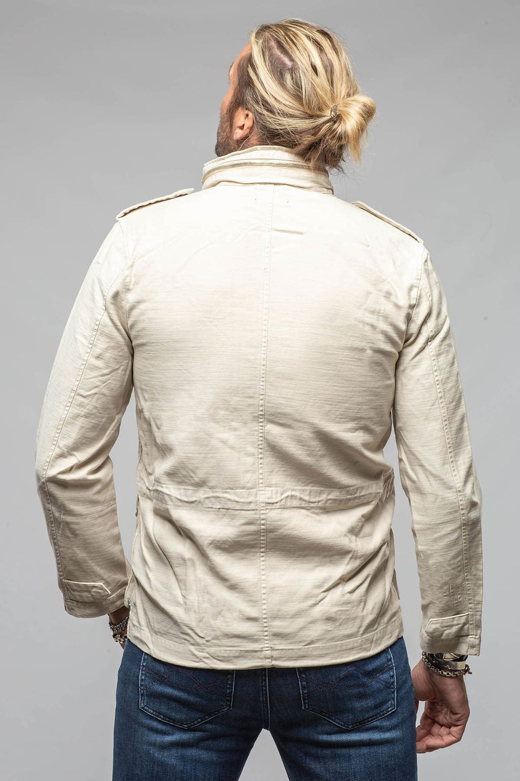 Savu Linen Jacket In Khaki