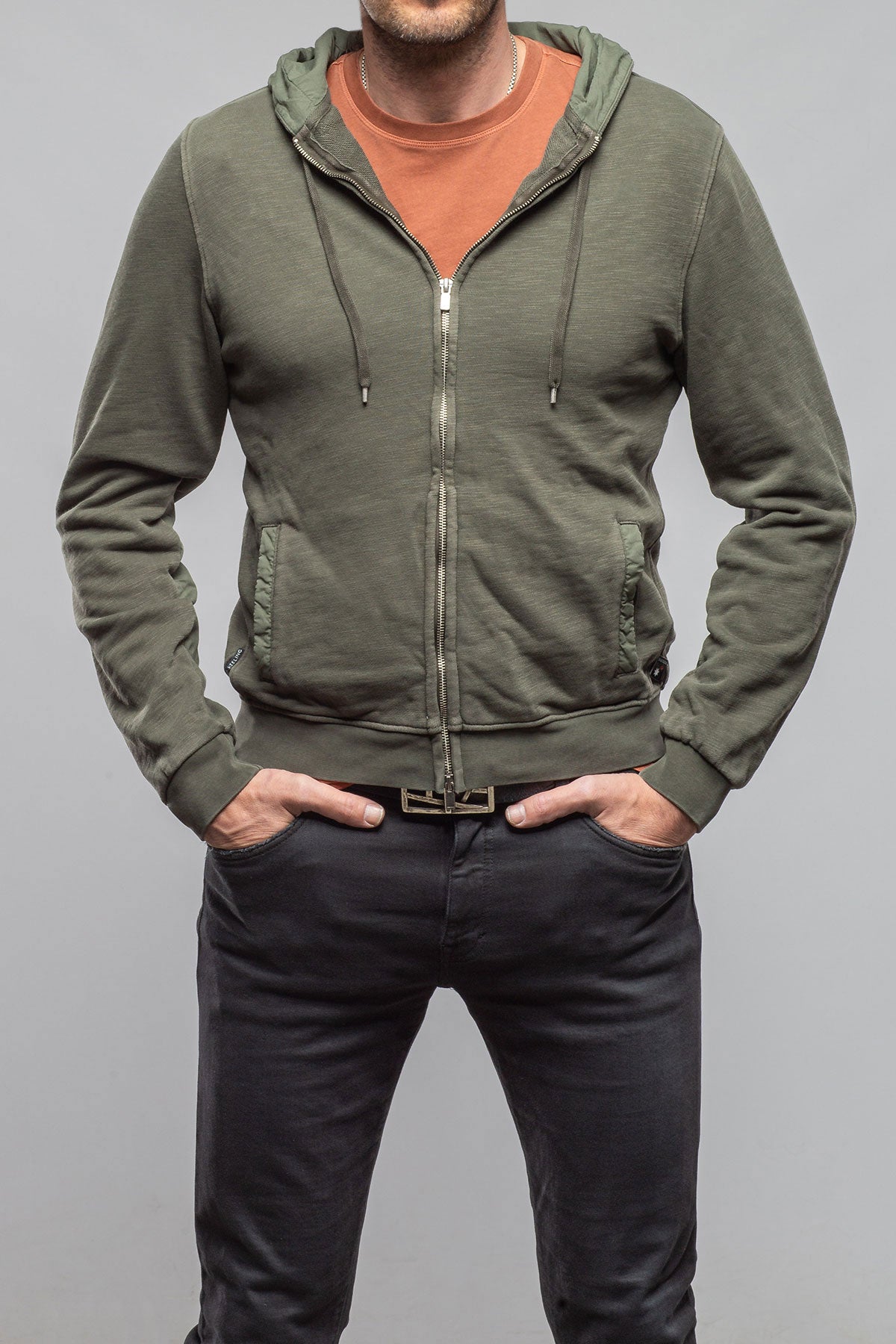Sibut Zip Hoddie In Olivine