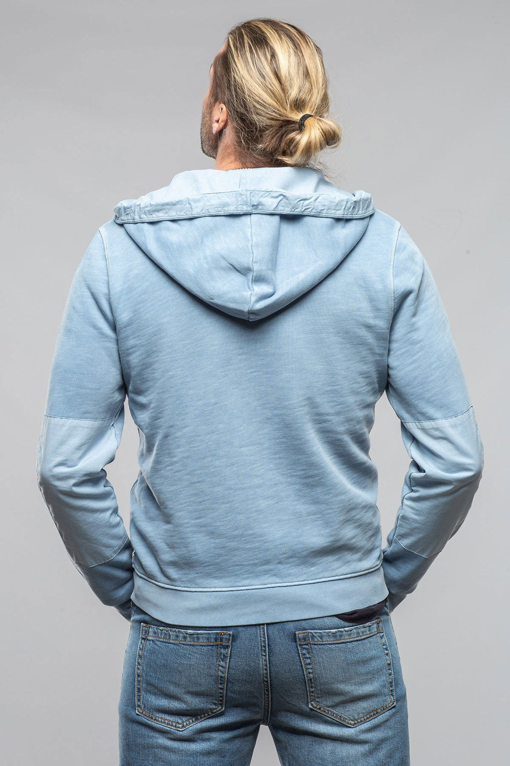 Sibut Zip Hoodie In Ashley Blue