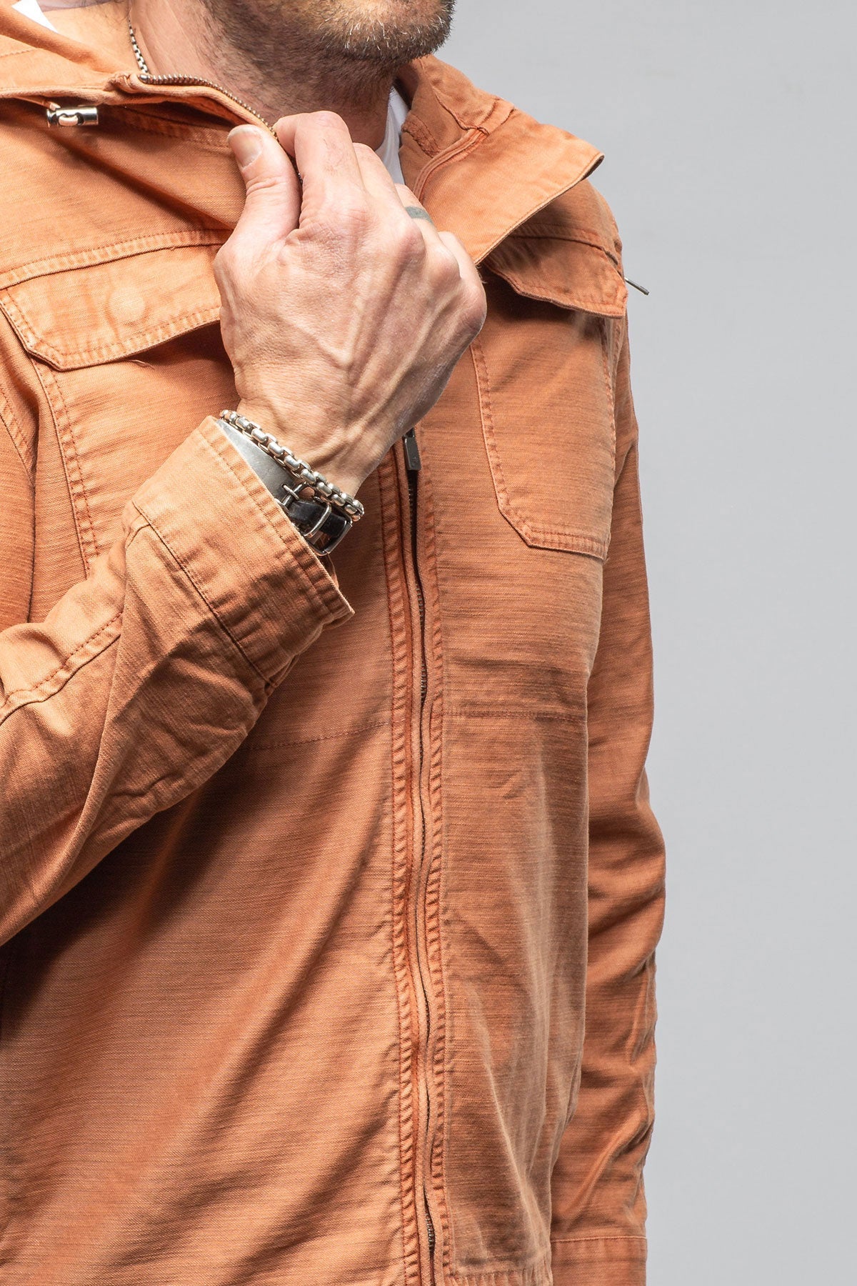 Taiwan Cargo Jacket In Marmalade