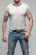 Tauranga Polo In Grey Violet