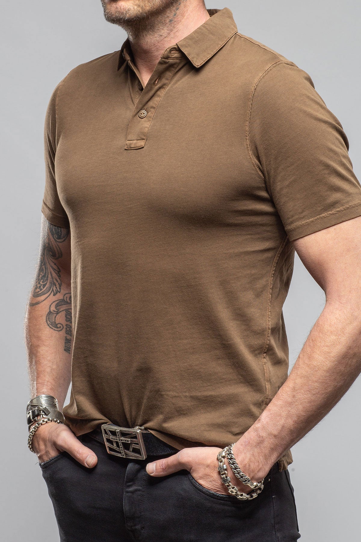 Tauranga Polo In Mocha