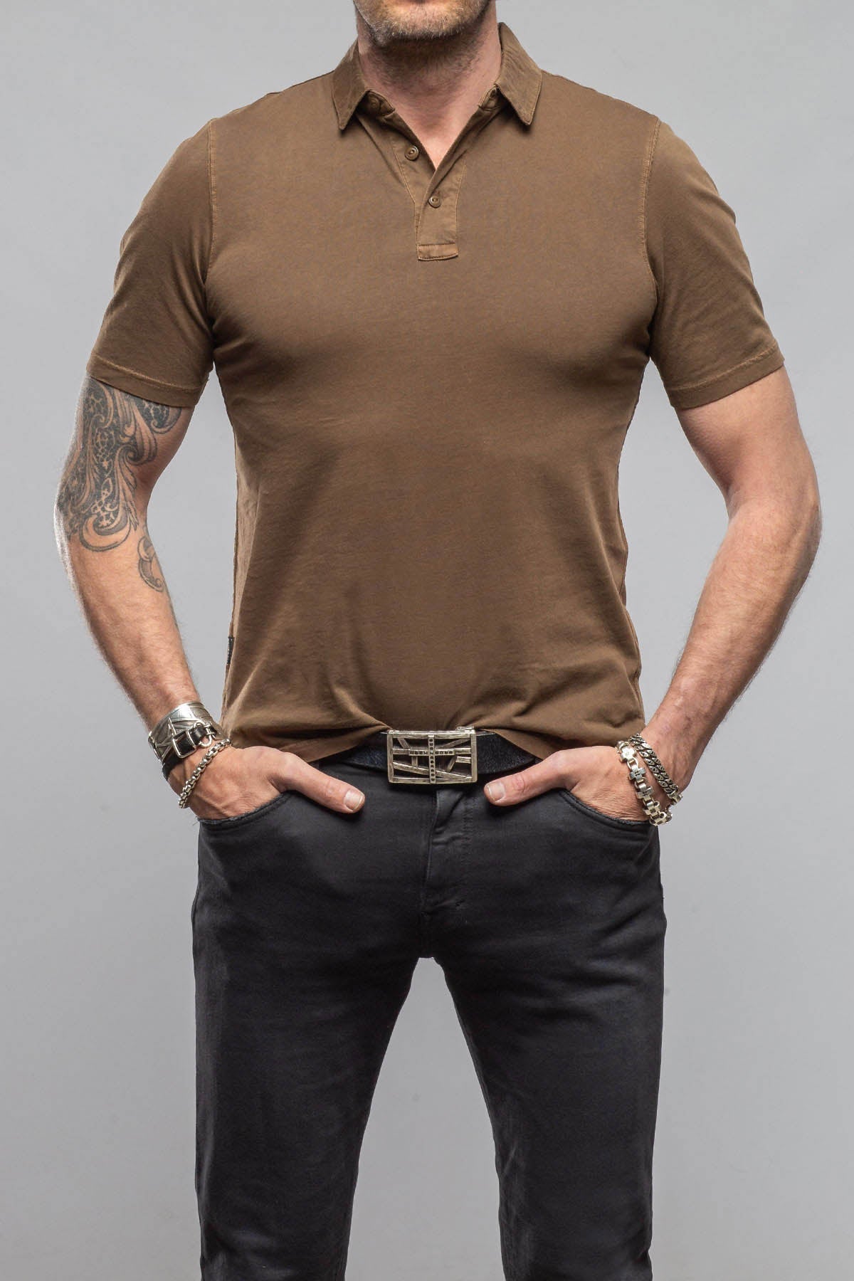 Tauranga Polo In Mocha