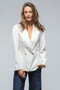 Adeline Gauze Blazer In White