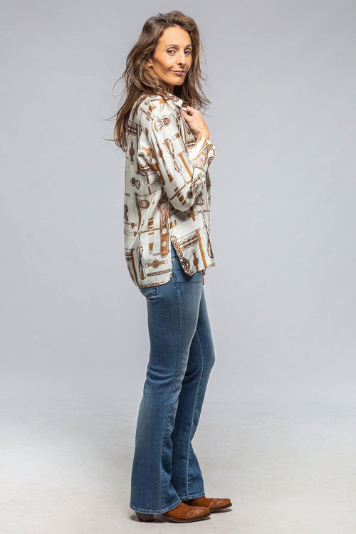 Equestrian Silk Blouse