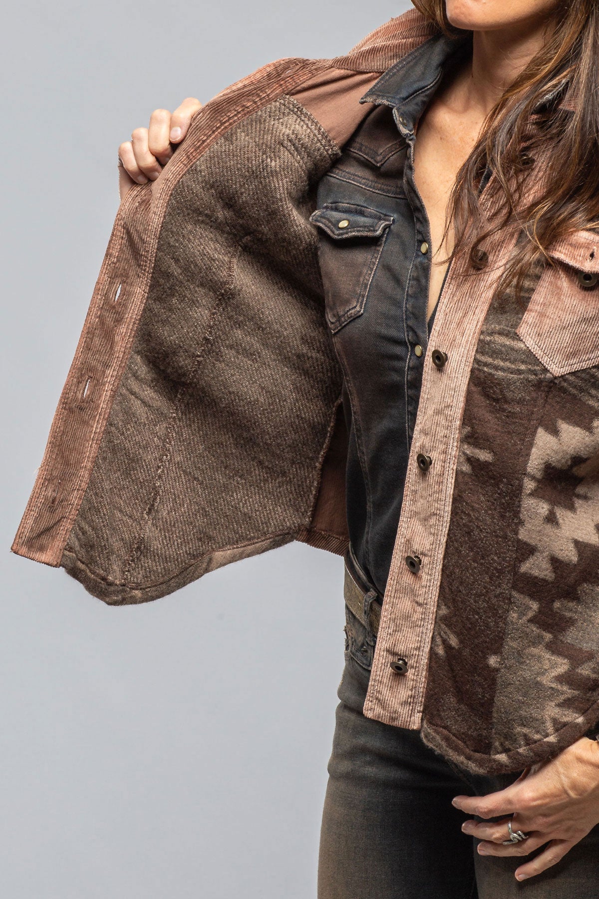 Bandera Western Shirt In Cocoa