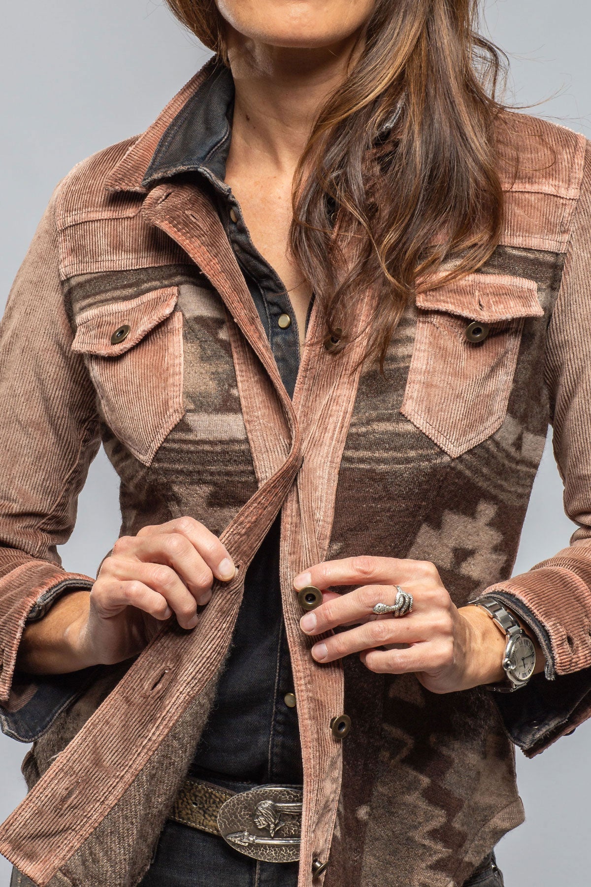 Bandera Western Shirt In Cocoa