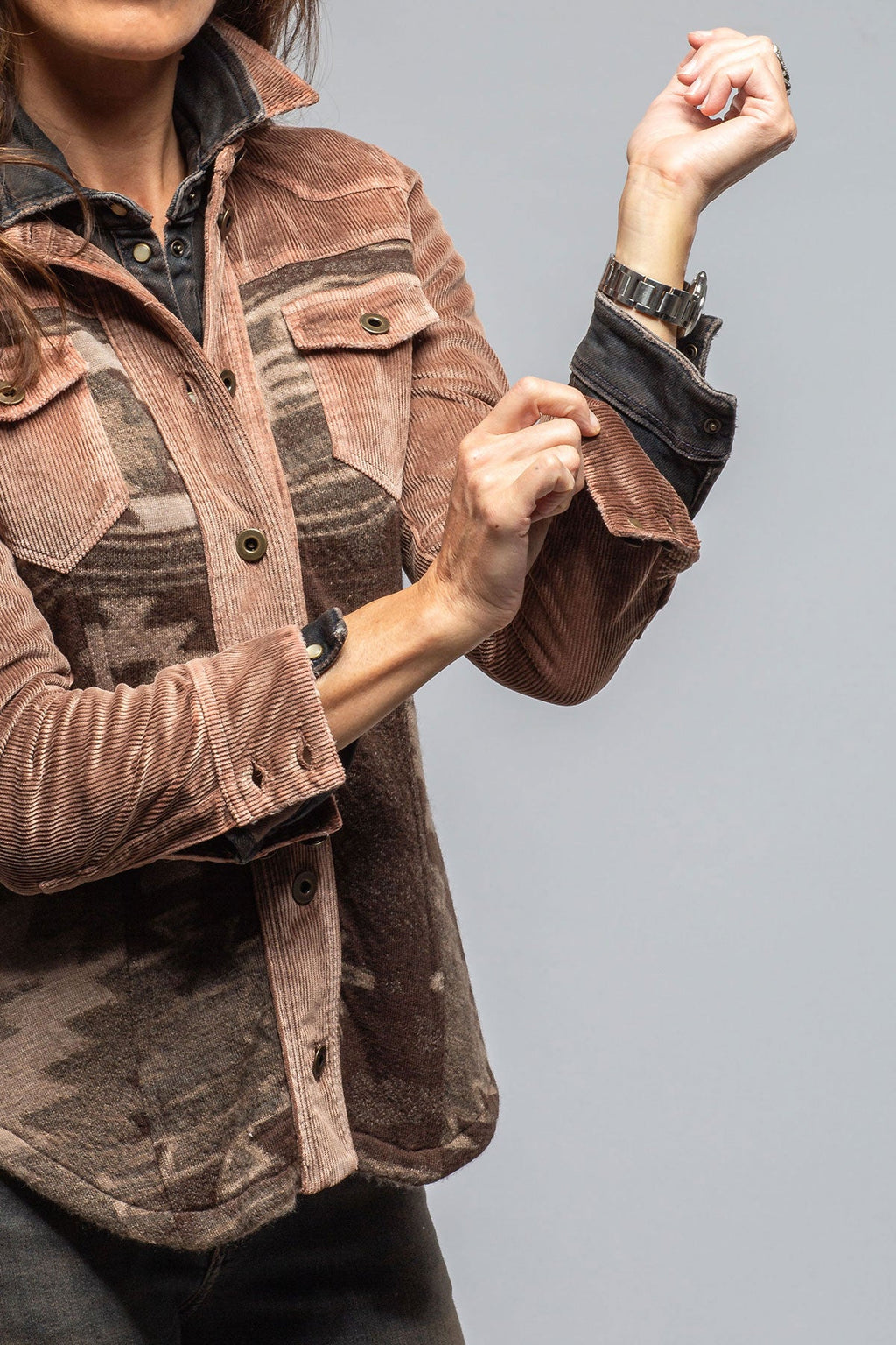 Bandera Western Shirt In Cocoa