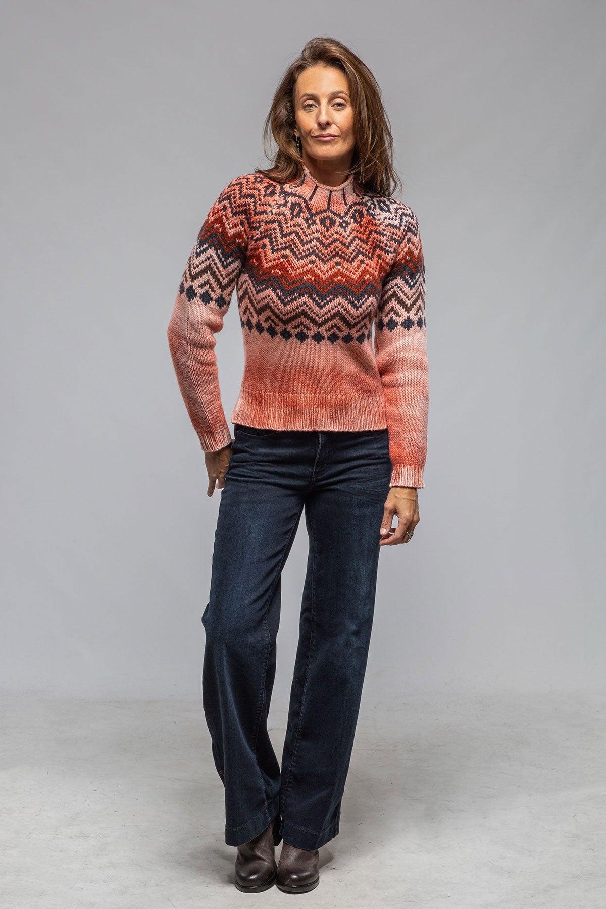 Cabin Sweater In Rust