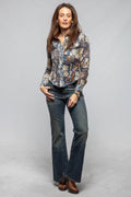 Jessy Cashmere Silk Shirt In Blue
