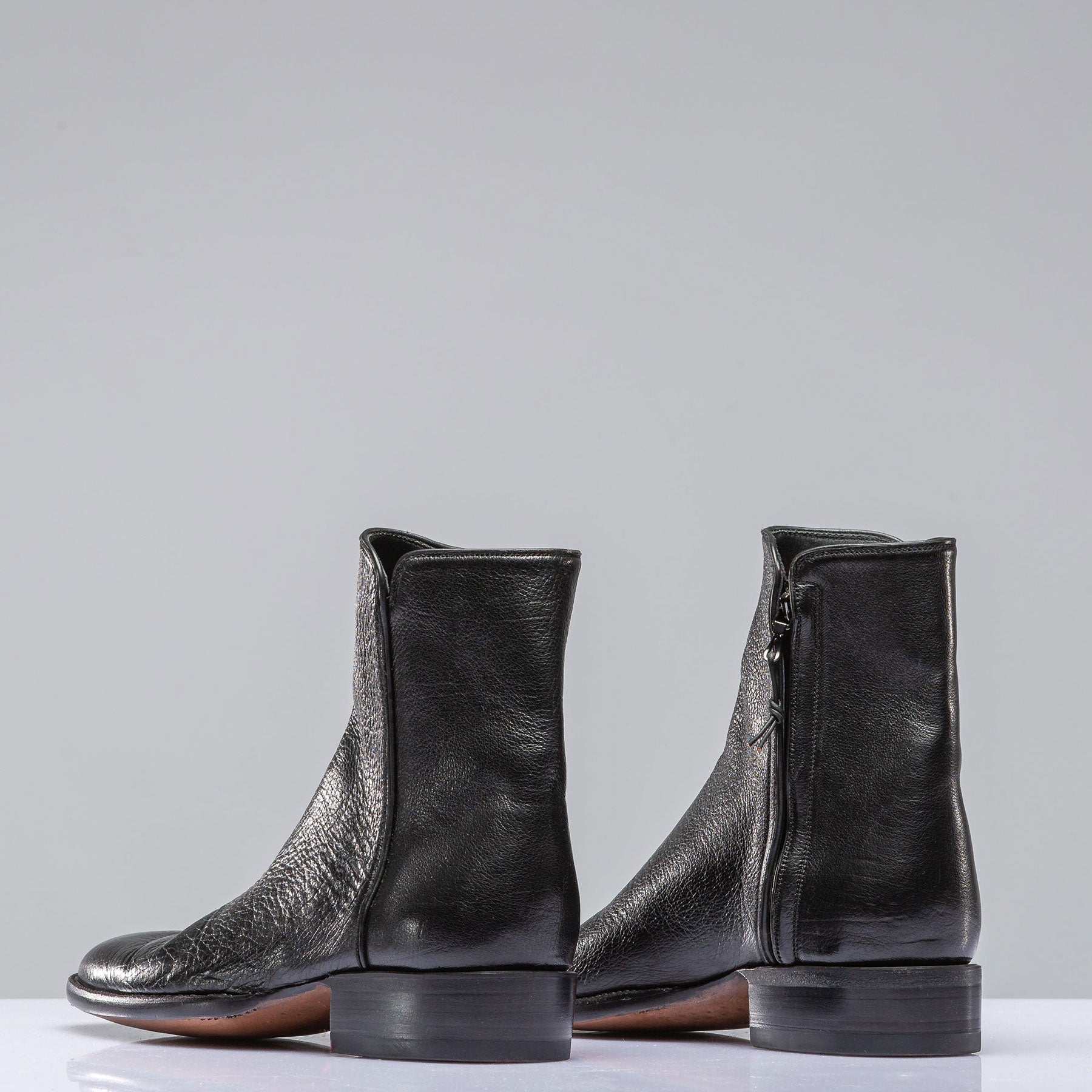 Buffalo Calfskin Shortie In Black