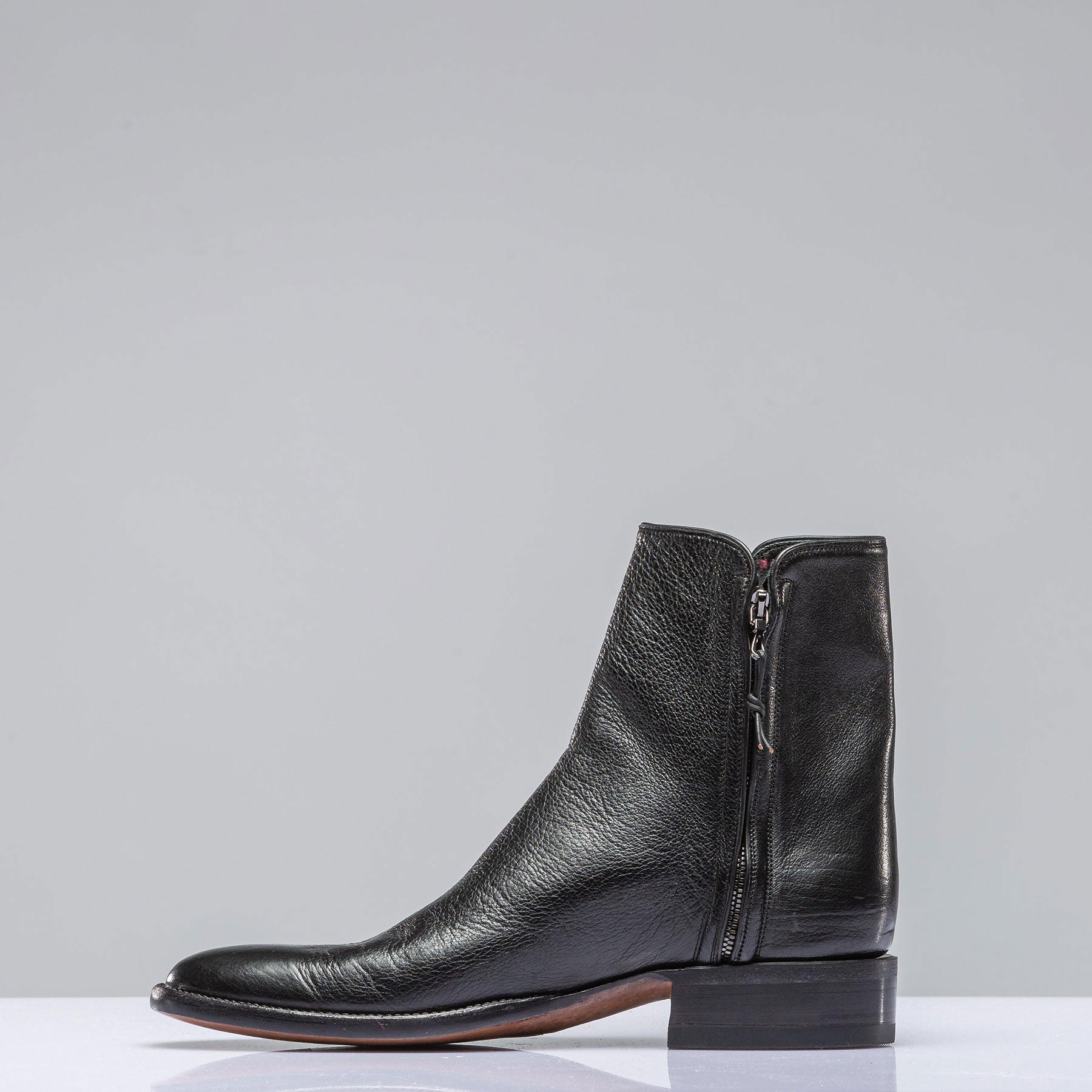 Buffalo Calfskin Shortie In Black