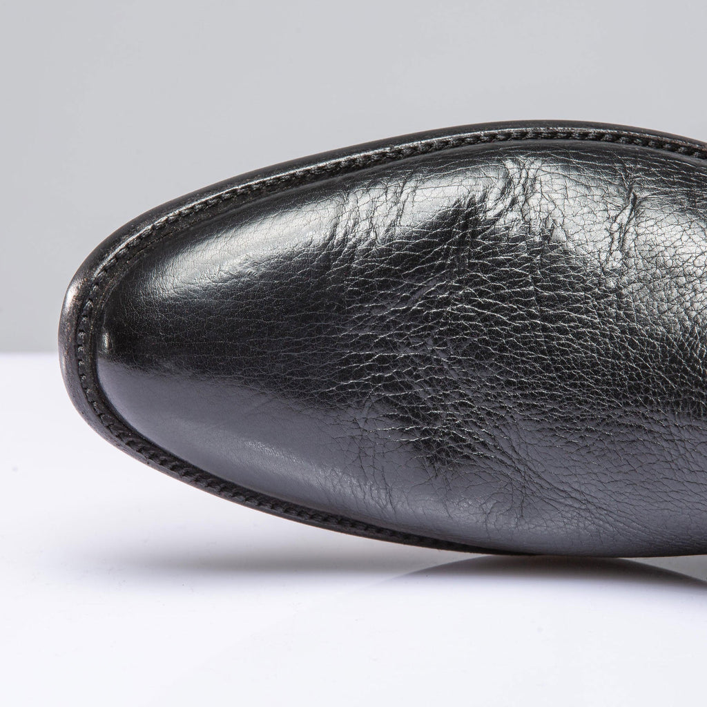 Buffalo Calfskin Shortie In Black