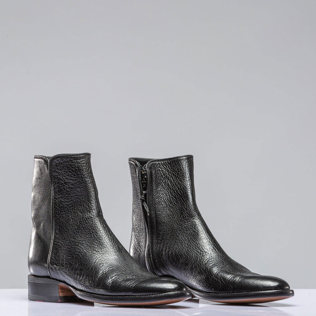 Buffalo Calfskin Shortie In Black