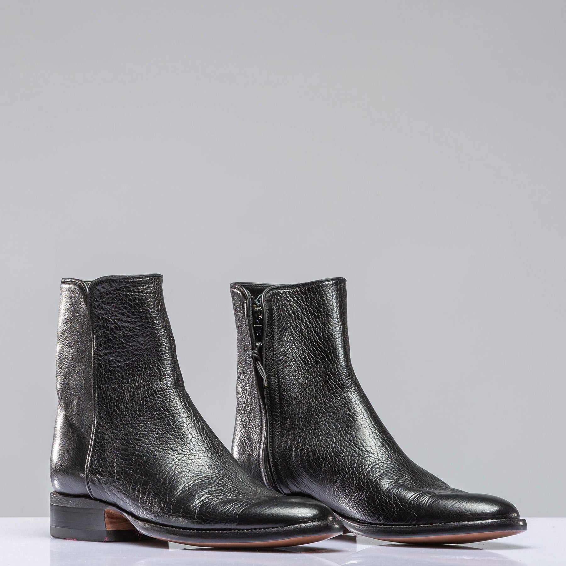 Buffalo Calfskin Shortie In Black