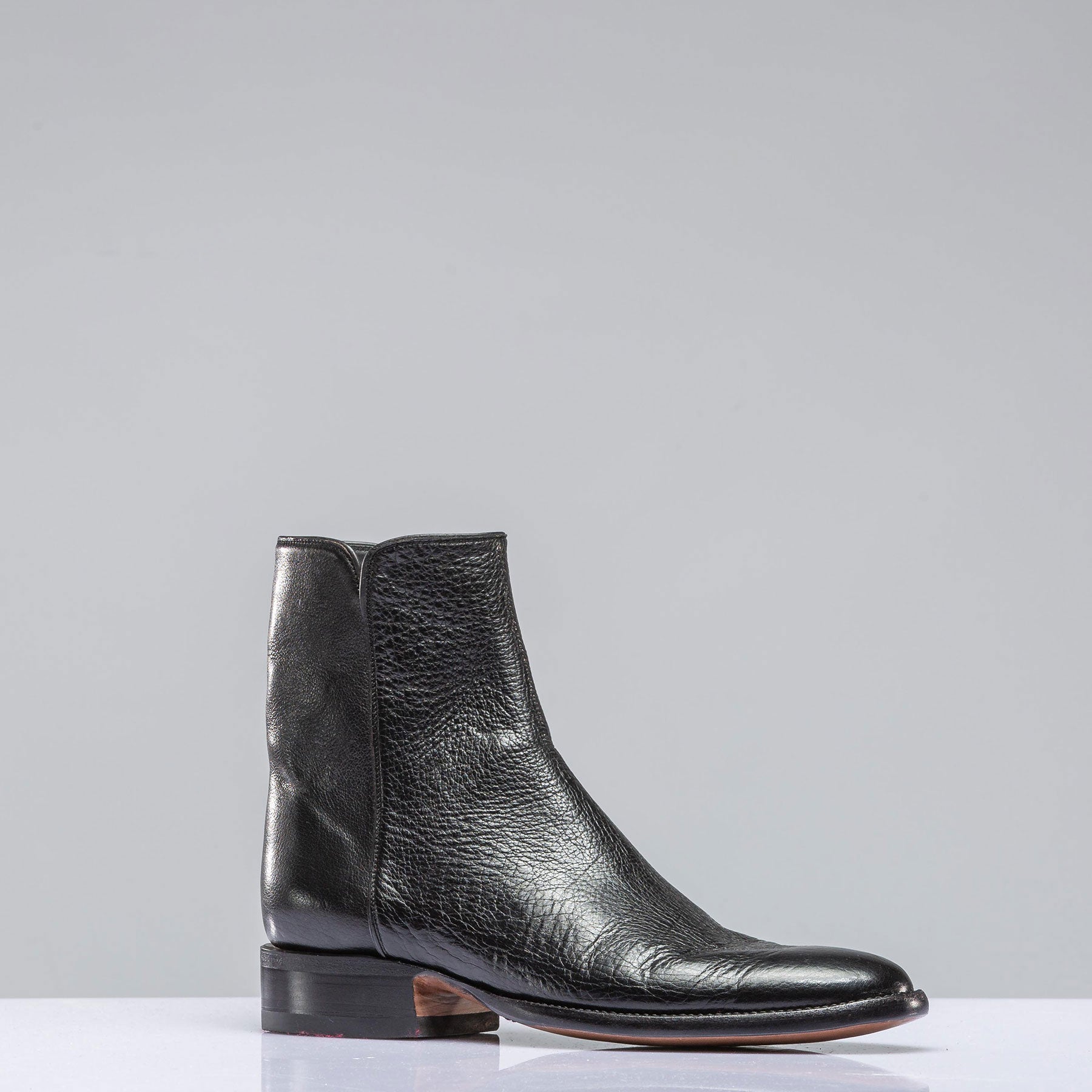 Buffalo Calfskin Shortie In Black