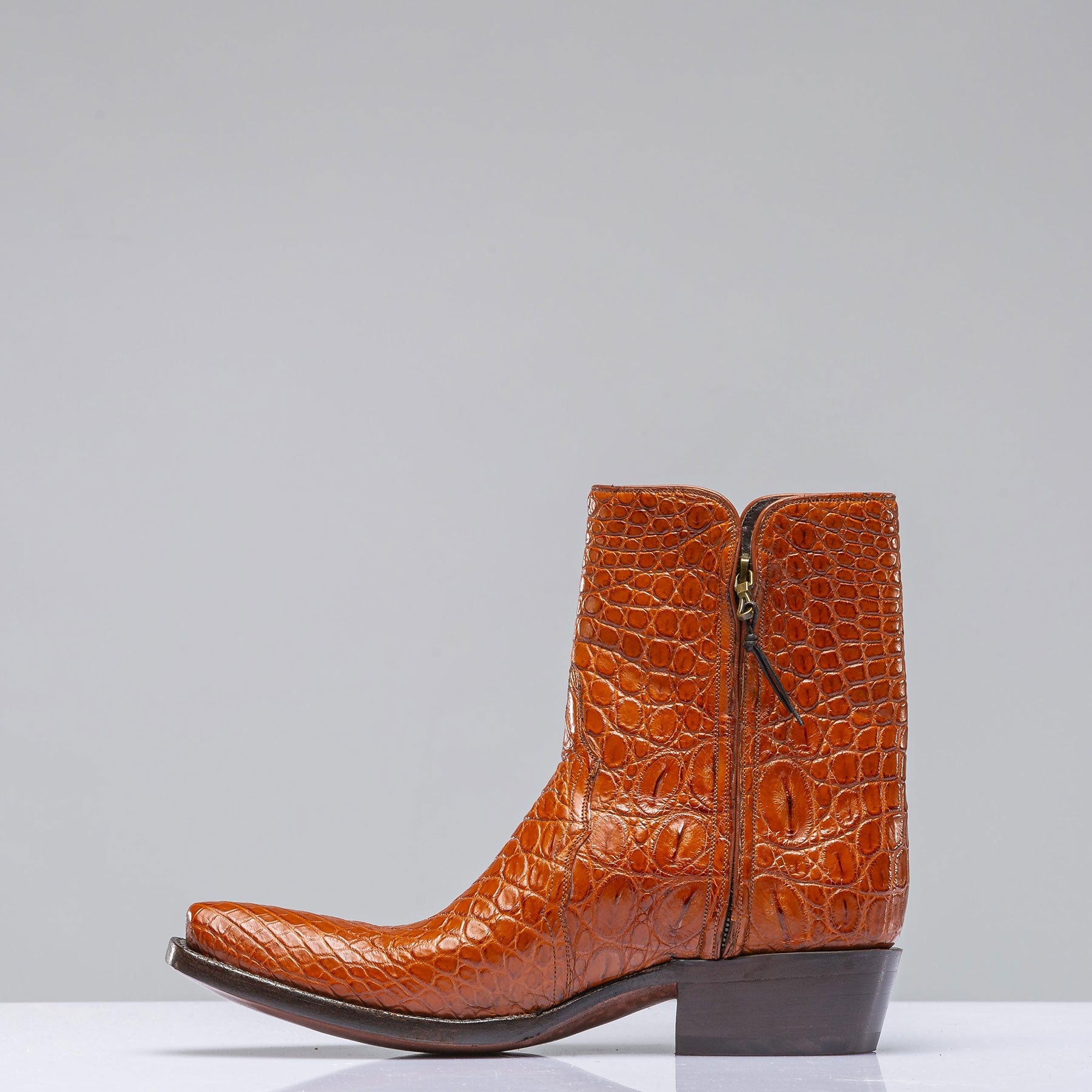 Cognac Crocodile Shortie