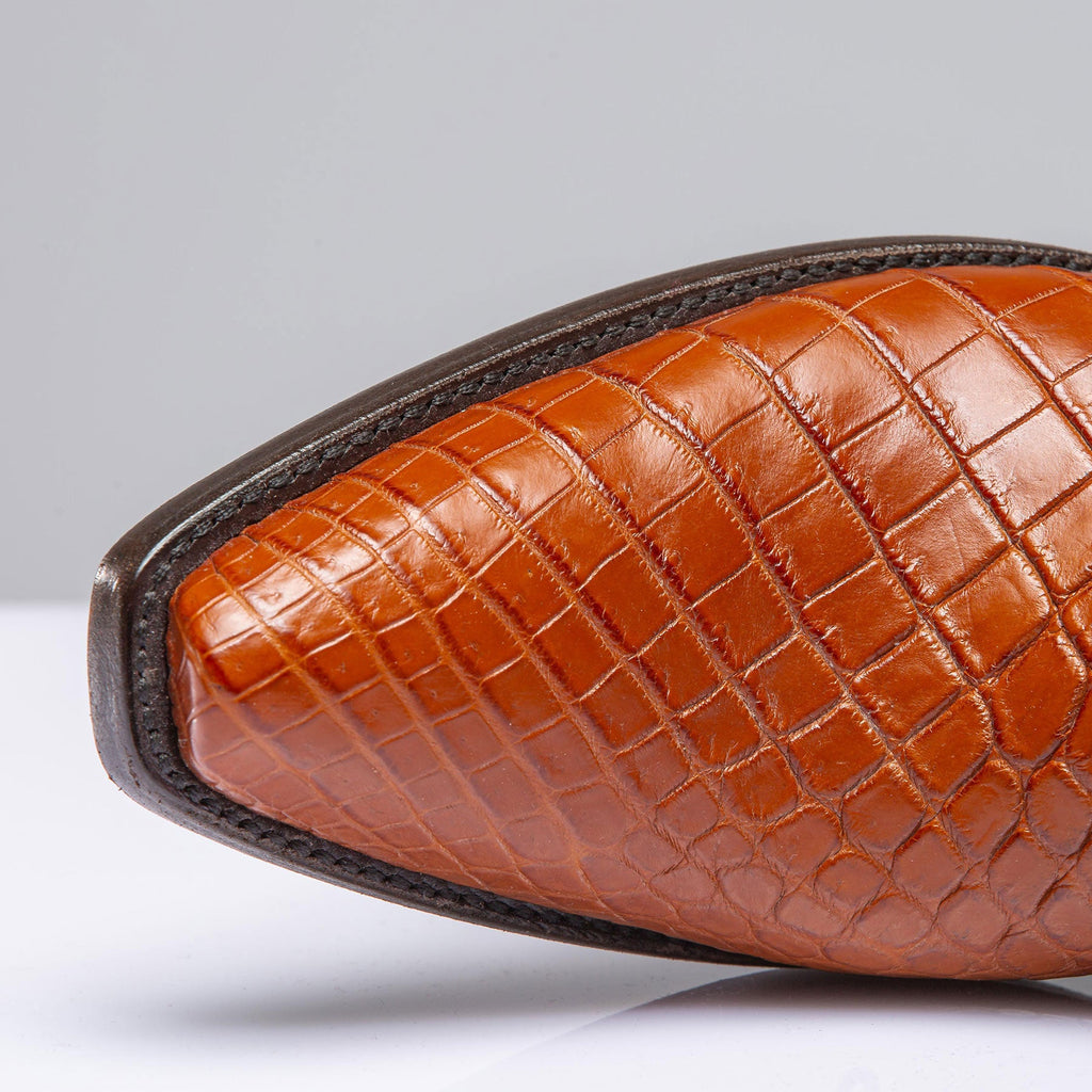 Cognac Crocodile Shortie