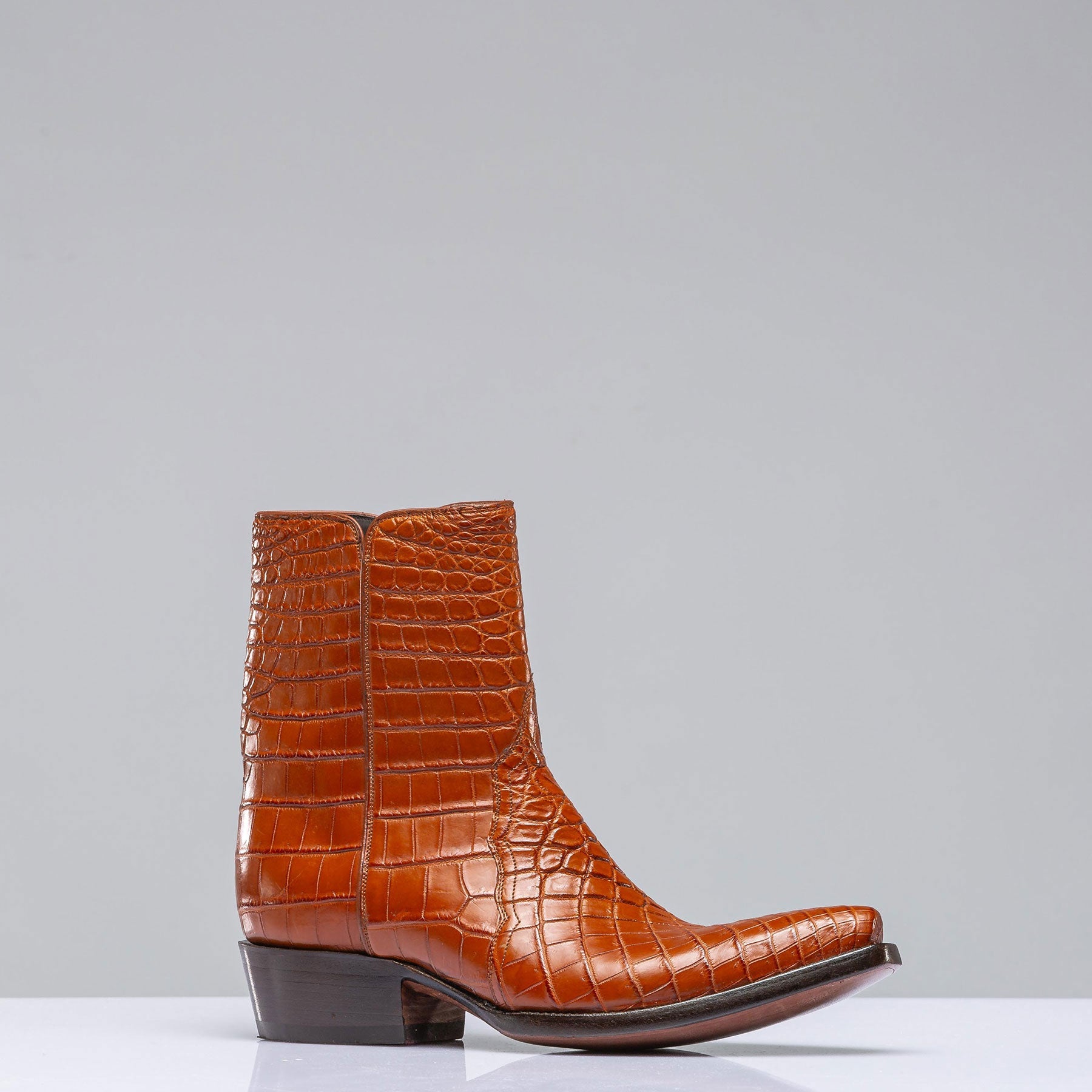 Cognac Crocodile Shortie