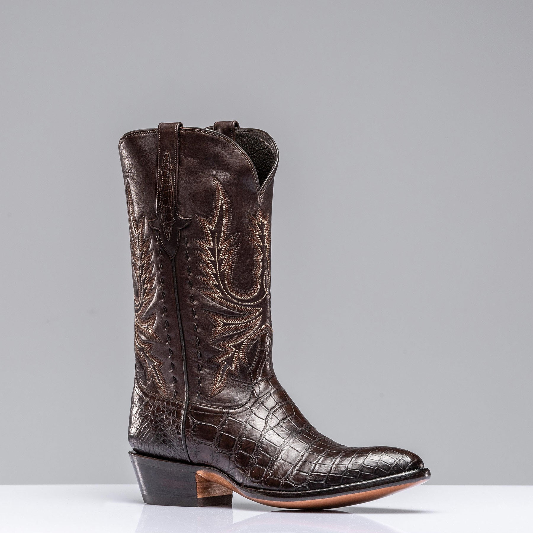 Crocodile Belly Cowboy Boot