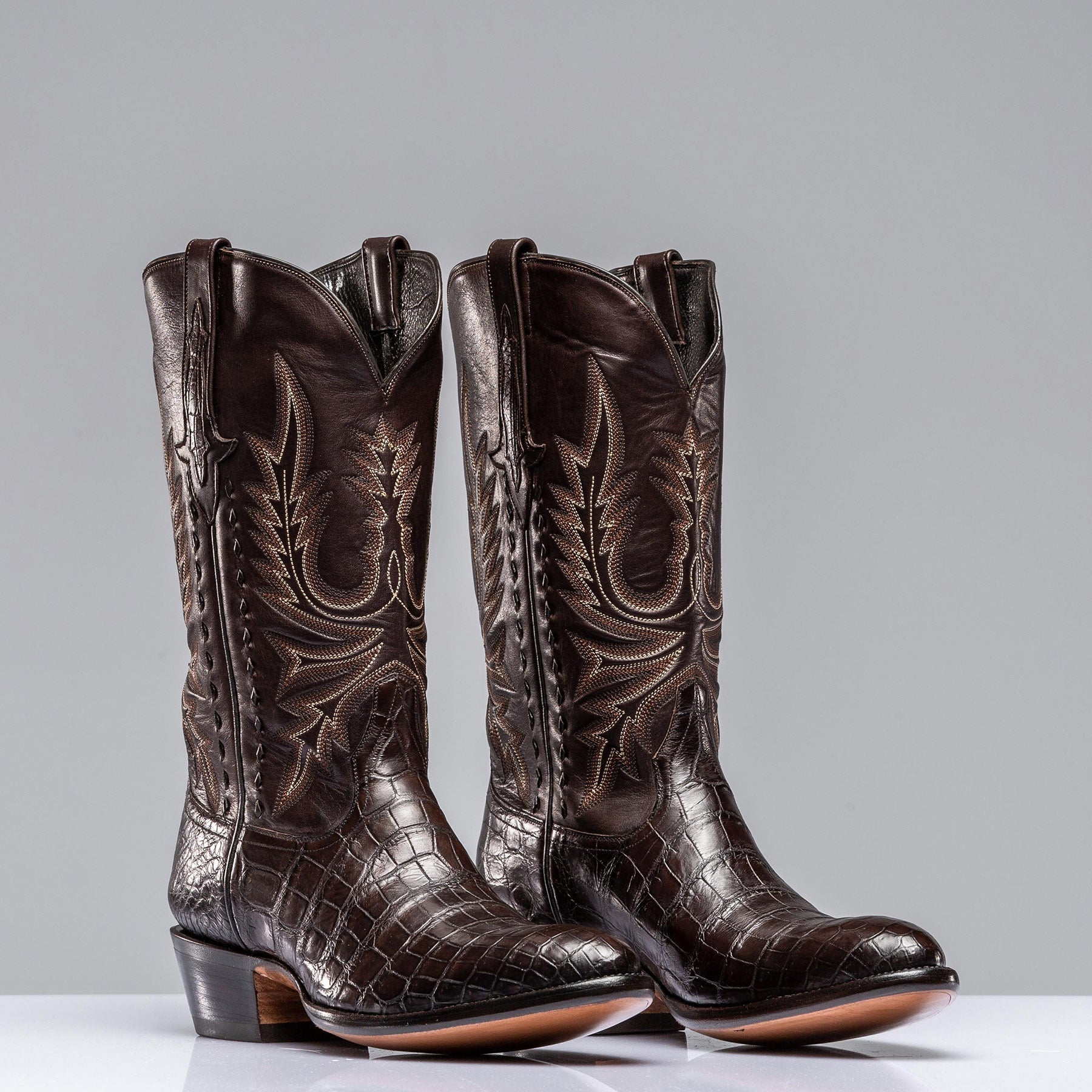 Crocodile Belly Cowboy Boot