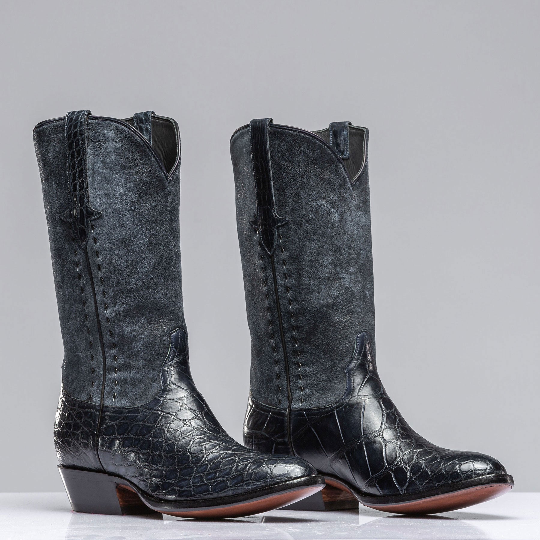 Cruz Western Navy Boot