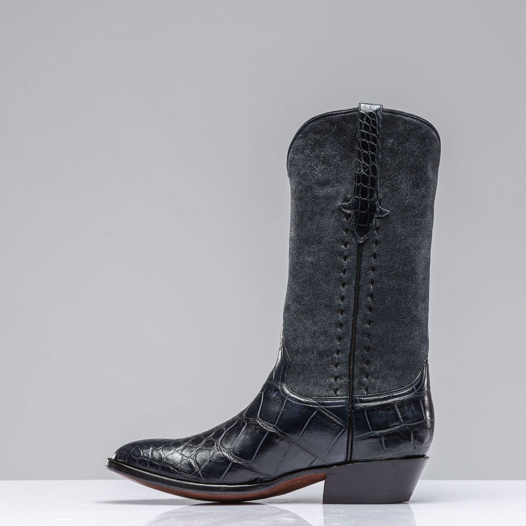 Cruz Western Navy Boot