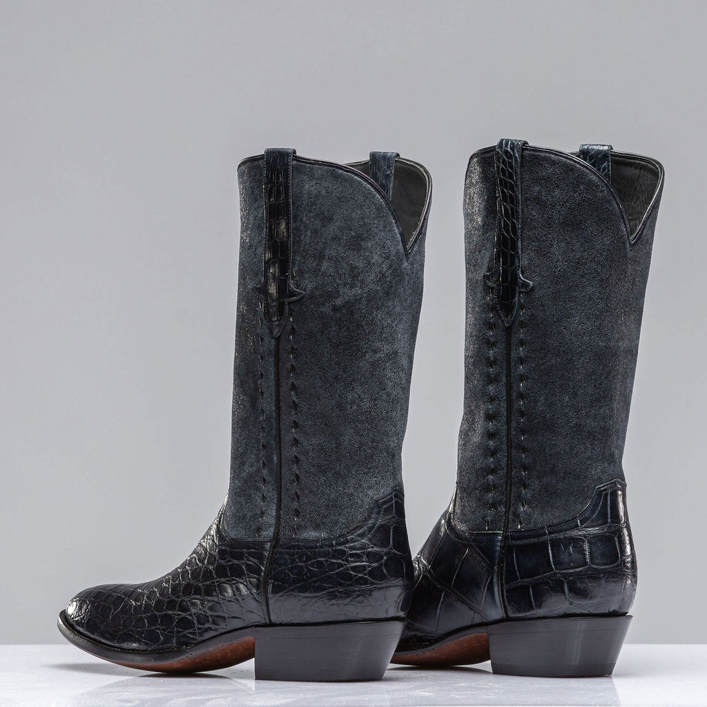 Cruz Western Navy Boot