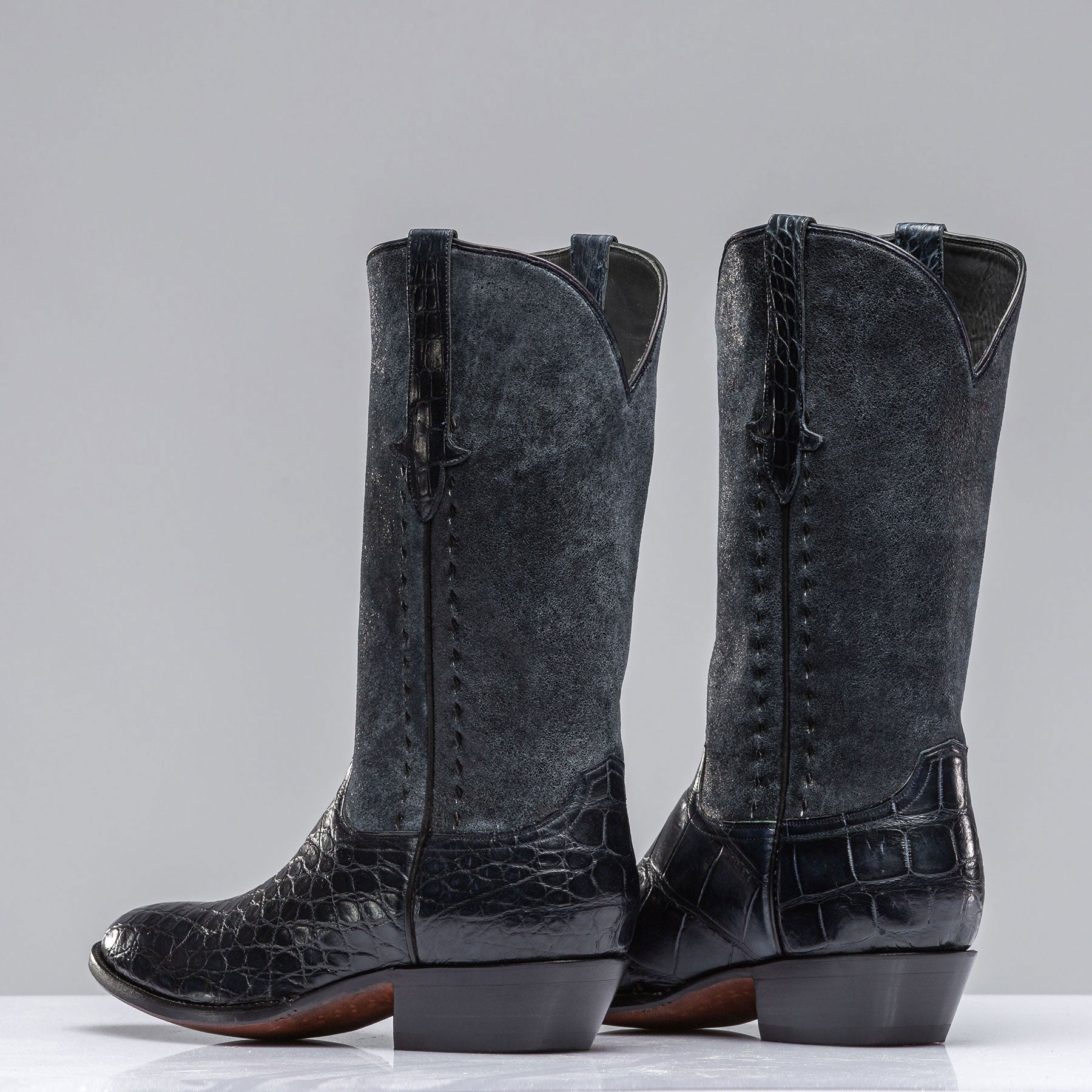 Cruz Western Navy Boot