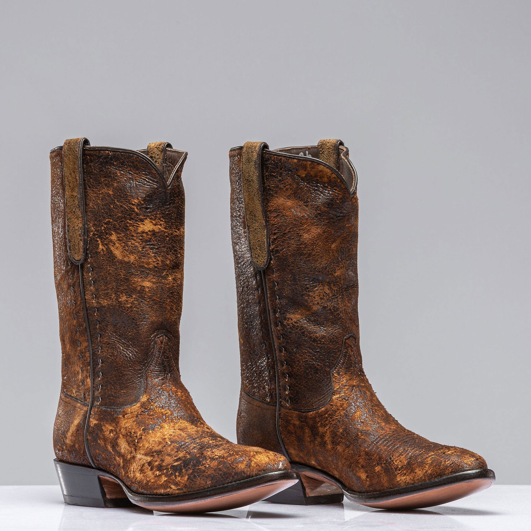Ouray Camel Break Suede In Dark Camel