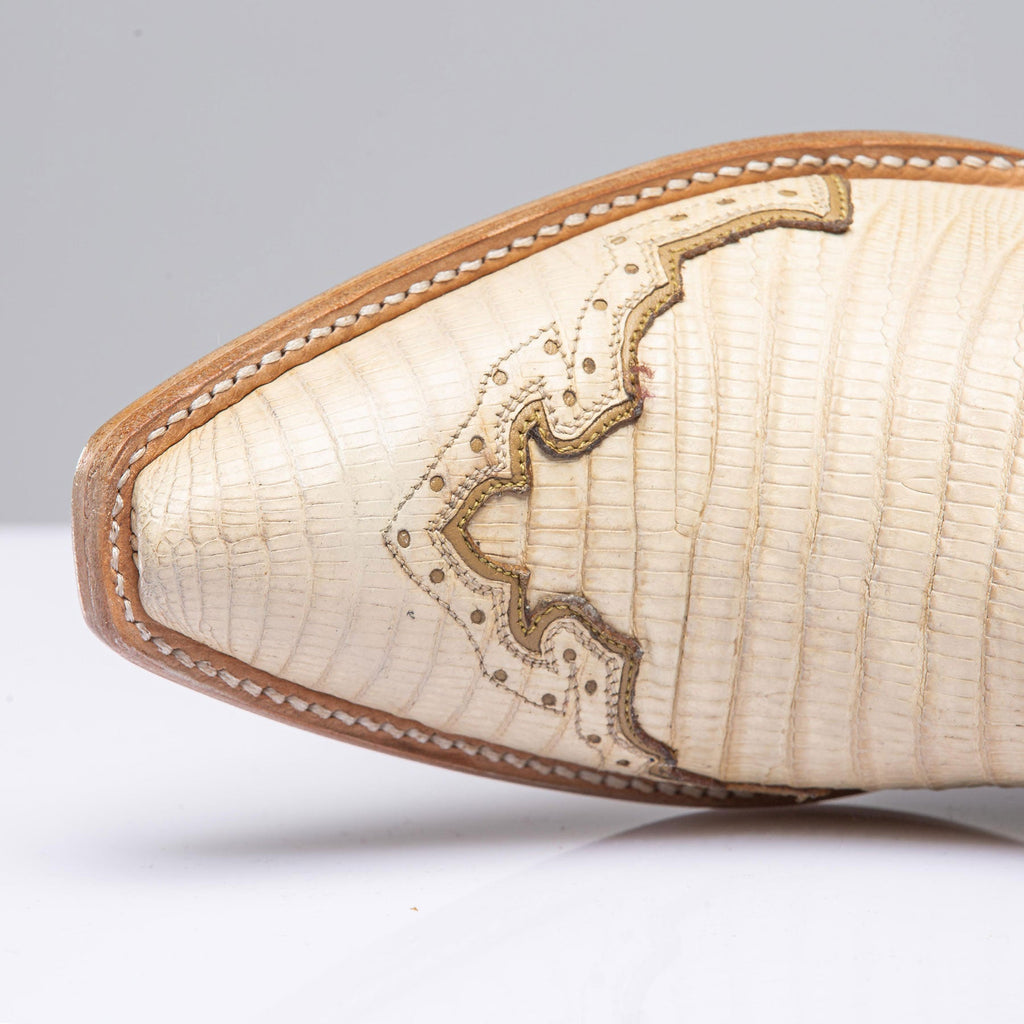 Palomino Tall Boot In Lizard and Suede