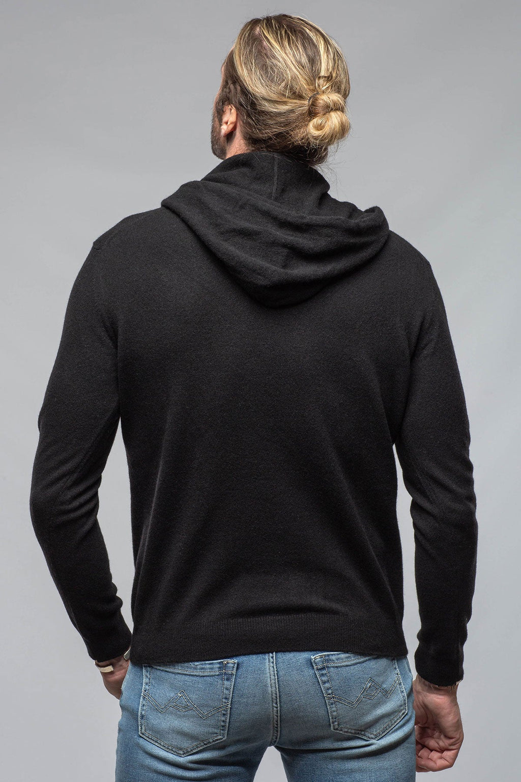 Florio II Cashmere Hoodie In Black