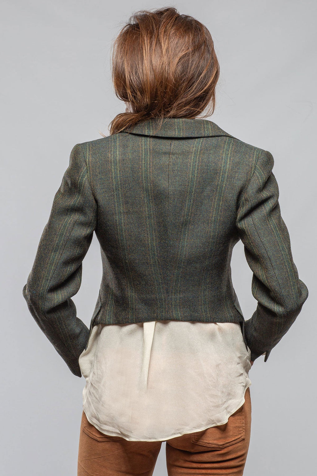 Fife Cropped Tweed Jacket